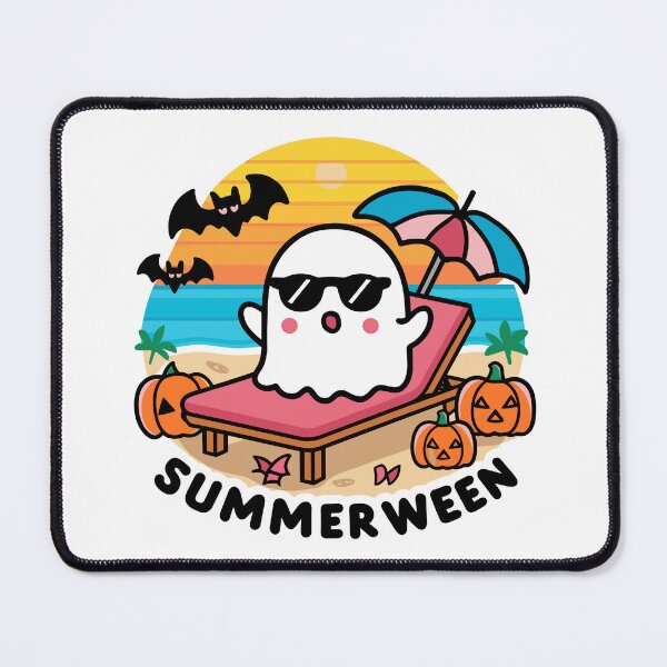 Item preview, Summerween - ghost on sunbed designed and sold by MaateoDesign.