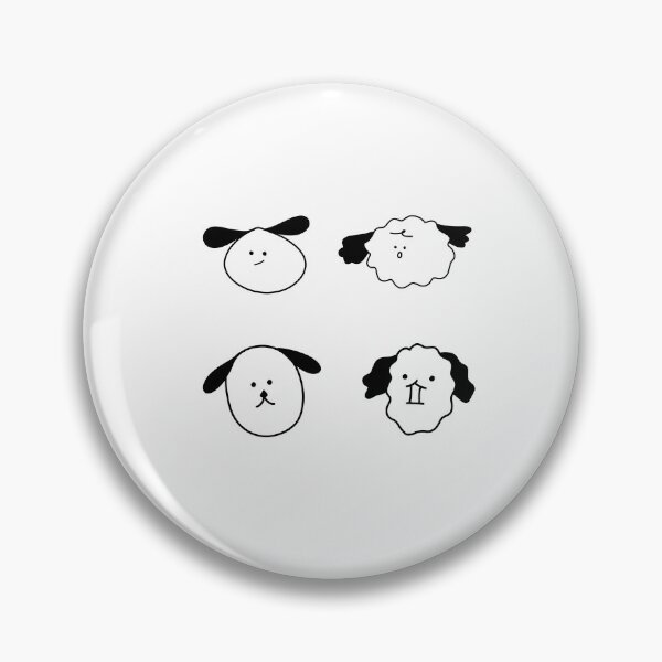 Item preview, Cute Dog Line Artwork | Simple Illustration Design designed and sold by RM-Journey.