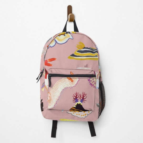 Item preview, Nudibranch round pattern - sea slug - pink designed and sold by Poulpimousse.