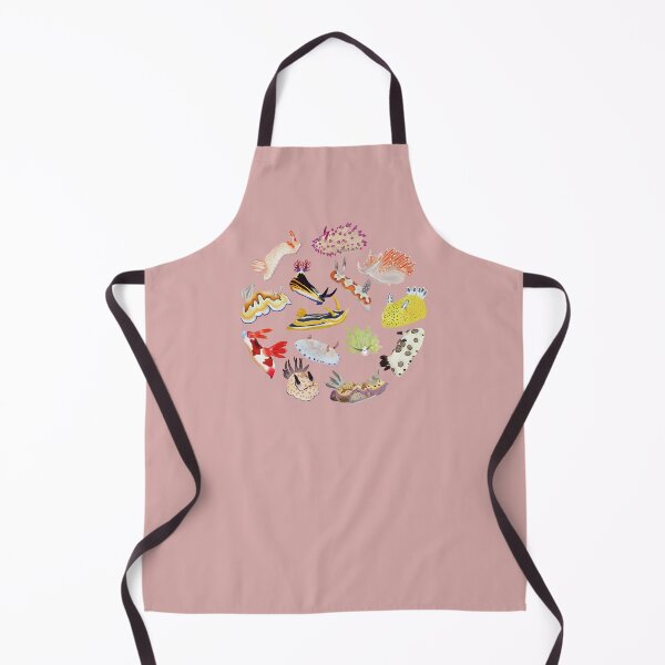 Item preview, Nudibranch round pattern - sea slug - pink designed and sold by Poulpimousse.