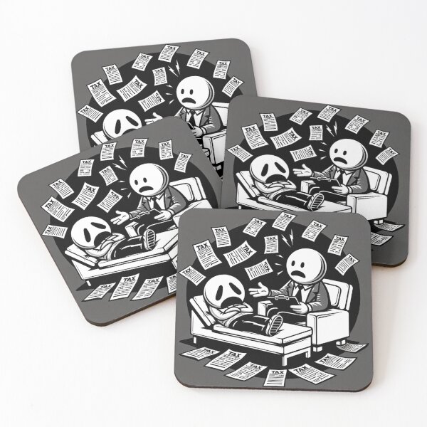 Item preview, Tax Season Therapy designed and sold by Estamp-you.