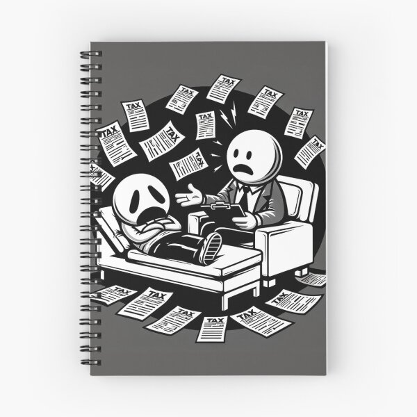 Item preview, Tax Season Therapy designed and sold by Estamp-you.