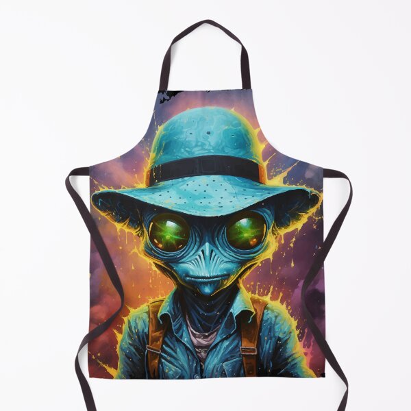 Item preview, Alien Portrait Farmer, Extraterrestrial Creature, Gift Farmer designed and sold by Andrea-Design.