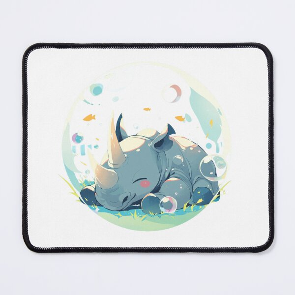Item preview, Rhino // Cute Rhino art // Rhinos // children // Bubbles // Baby Rhino designed and sold by SMARTKIT DESIGNAGENCY.