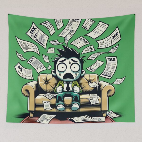 Item preview, Tax Season Therapy 2 designed and sold by Estamp-you.