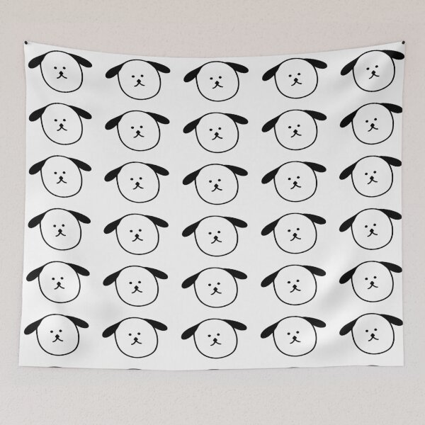 Item preview, Cute Puppy Line Drawing | Simple Dog Illustration designed and sold by RM-Journey.