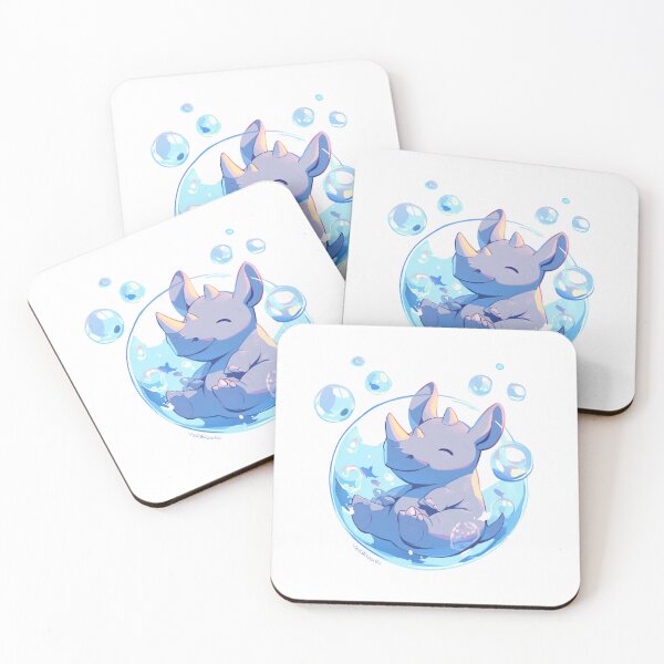 Item preview, Rhino // Cute Rhino art // Rhinos // children // Bubbles // Baby Rhino designed and sold by SMARTKIT  DESIGNAGENCY.