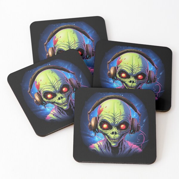 Item preview, Alien Headset Gamer, Extraterrestrial Being DJ designed and sold by Andrea-Design.