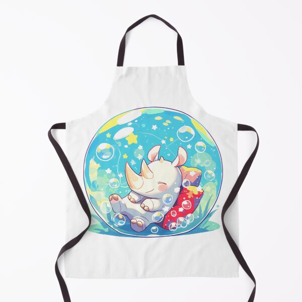 Item preview, Rhino // Cute Rhino art // Rhinos // children // Bubbles // Baby Rhino designed and sold by SMARTKIT DESIGNAGENCY.