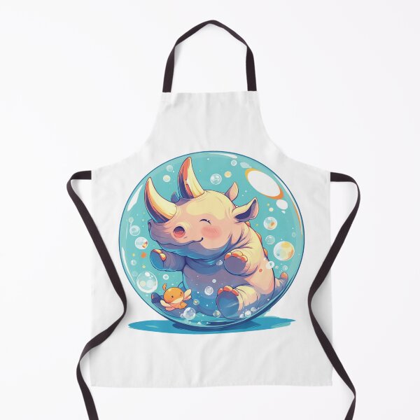 Item preview, Rhino // Cute Rhino art // Rhinos // children // Bubbles // Baby Rhino designed and sold by SMARTKIT  DESIGNAGENCY.