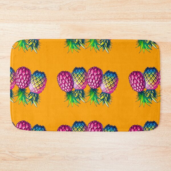Item preview, Vibrant Pineapple Foursome FMFM | Orange designed and sold by JLEmporium.