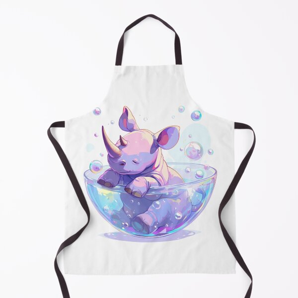 Item preview, Rhino // Cute Rhino art // Rhinos // children // Bubbles // Baby Rhino designed and sold by SMARTKIT  DESIGNAGENCY.