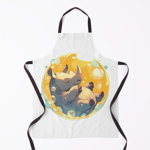 Item preview, Rhino // Cute Rhino art // Rhinos // children // Bubbles // Baby Rhino designed and sold by SMARTKIT DESIGNAGENCY.
