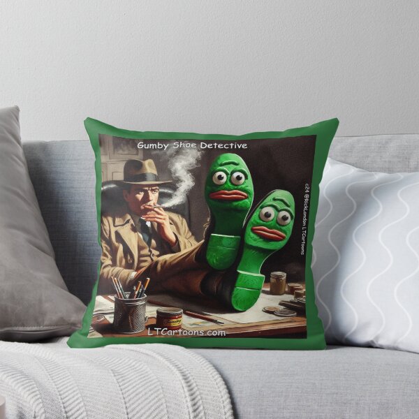 Item preview, Gumby Shoe Detective Film Noir designed and sold by Rick London Gifts.