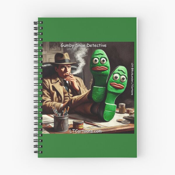 Item preview, Gumby Shoe Detective Film Noir designed and sold by Rick London Gifts.