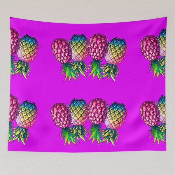 Item preview, Vibrant Pineapple Foursome FMFM | Purple designed and sold by JLEmporium.