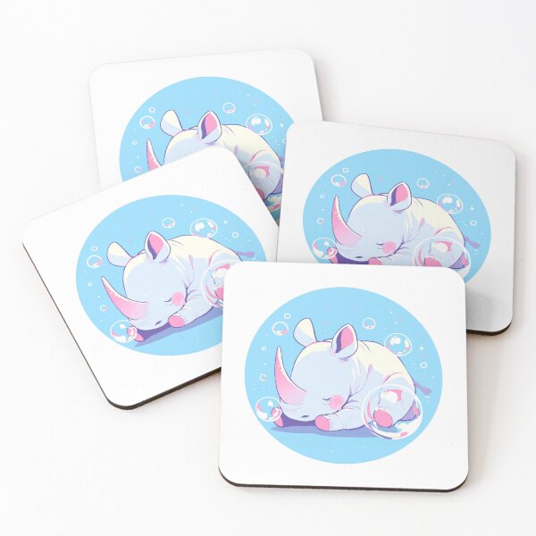 Item preview, Rhino // Cute Rhino art // Rhinos // children // Bubbles // Baby Rhino designed and sold by SMARTKIT  DESIGNAGENCY.