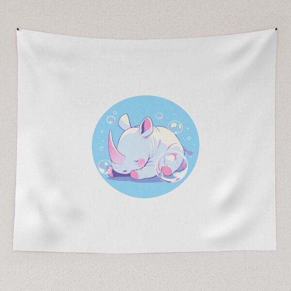 Item preview, Rhino // Lindo arte de Rhino // Rinocerontes // niños // Burbujas // Bebé Rhino designed and sold by SMARTKIT DESIGNAGENCY.