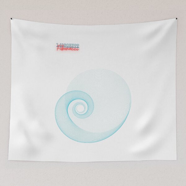Item preview, Fibonacci Spirals, Golden Ratio Pattern, Abstract Vortex designed and sold by Numbers-Art.
