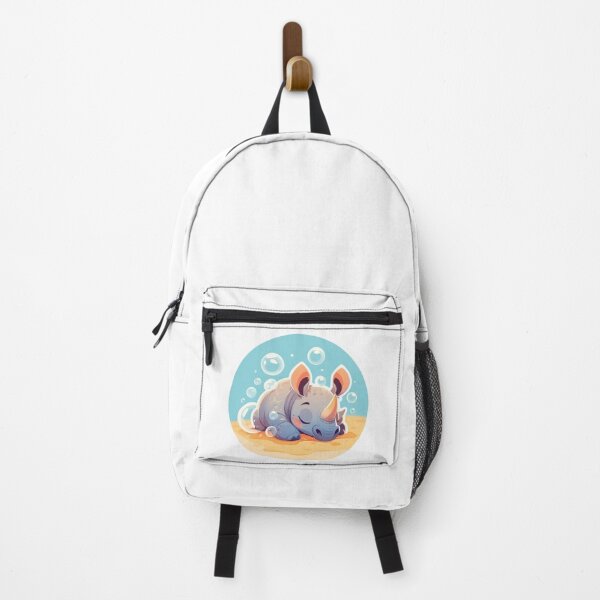 Item preview, Rhino // Cute Rhino art // Rhinos // children // Bubbles // Baby Rhino designed and sold by SMARTKIT DESIGNAGENCY.