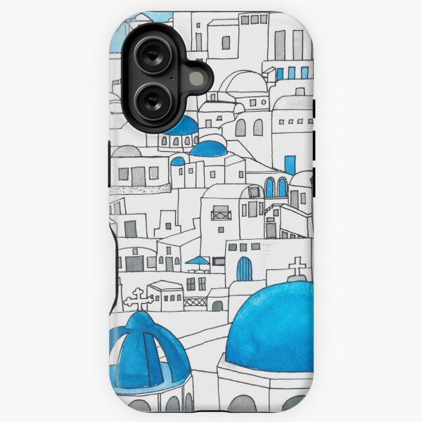 Item preview, Santorini Blue and White Paradise designed and sold by jenbucheli.