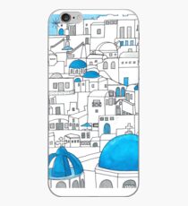 Santorini Blue and White Paradise iPhone Case