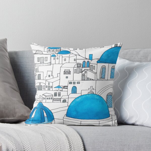 Item preview, Santorini Blue and White Paradise designed and sold by jenbucheli.
