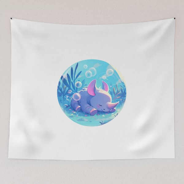 Item preview, Rhino // Lindo arte de Rhino // Rinocerontes // niños // Burbujas // Bebé Rhino designed and sold by SMARTKIT DESIGNAGENCY.
