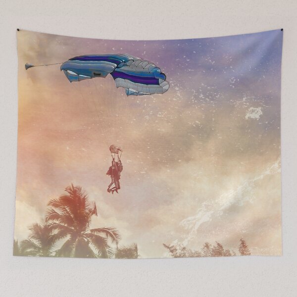 Item preview, Parachuting Into Chaos designed and sold by Kay Brewer.