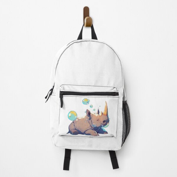 Item preview, Rhino // Cute Rhino art // Rhinos // children // Bubbles // Baby Rhino designed and sold by SMARTKIT DESIGNAGENCY.