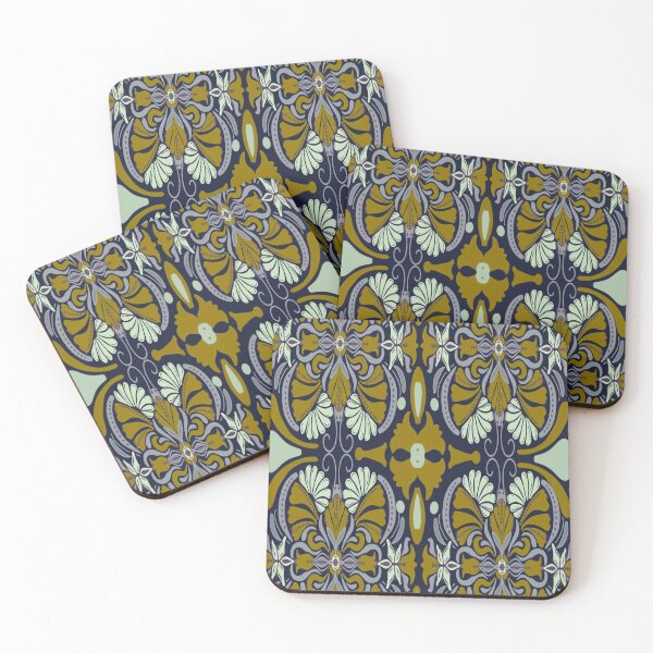 Item preview, Royal Symmetric Geometric Swirls designed and sold by ClubCreativeArt.