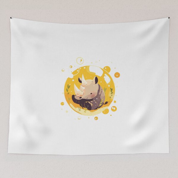 Item preview, Rhino // Lindo arte de Rhino // Rinocerontes // niños // Burbujas // Bebé Rhino designed and sold by SMARTKIT DESIGNAGENCY.