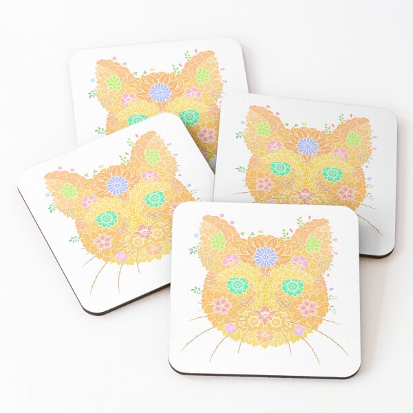 Item preview, Floral  Animal "Cat" WeArePrettierThanFlowers designed and sold by birthflower.