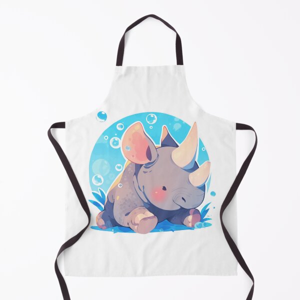 Item preview, Rhino // Cute Rhino art // Rhinos // children // Bubbles // Baby Rhino designed and sold by SMARTKIT DESIGNAGENCY.