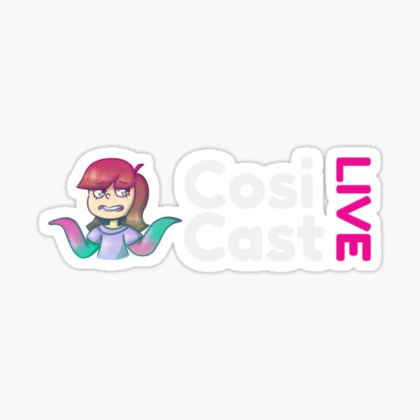 CosiCast LIVE Logo Sticker