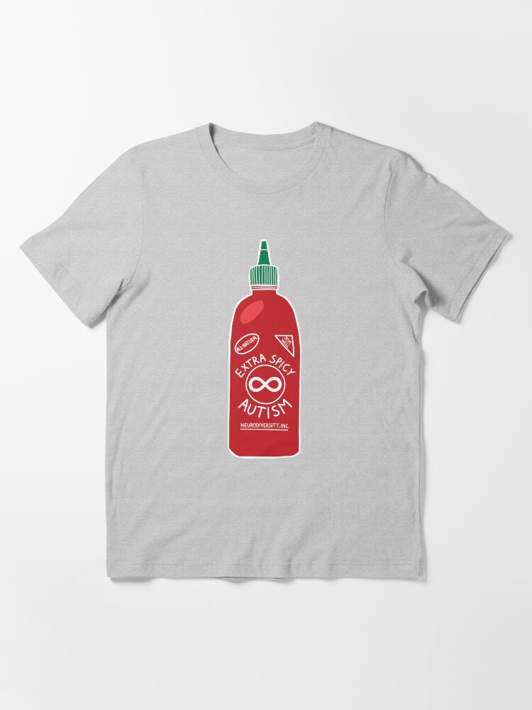 Alternate view of Extra Spicy Autistic Pride Essential T-Shirt