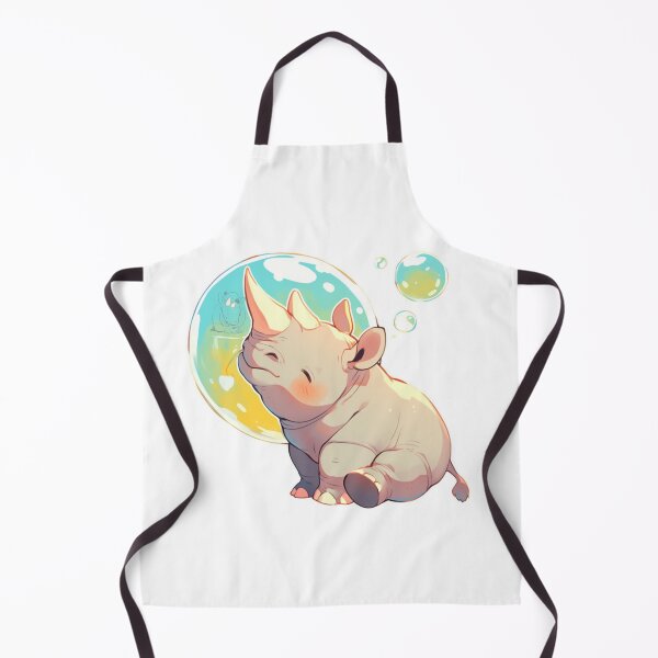 Item preview, Rhino // Cute Rhino art // Rhinos // children // Bubbles // Baby Rhino designed and sold by SMARTKIT  DESIGNAGENCY.