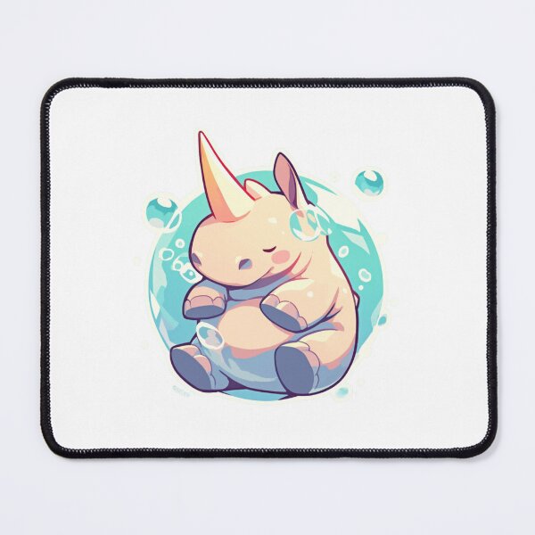 Item preview, Rhino // Cute Rhino art // Rhinos // children // Bubbles // Baby Rhino designed and sold by SMARTKIT DESIGNAGENCY.