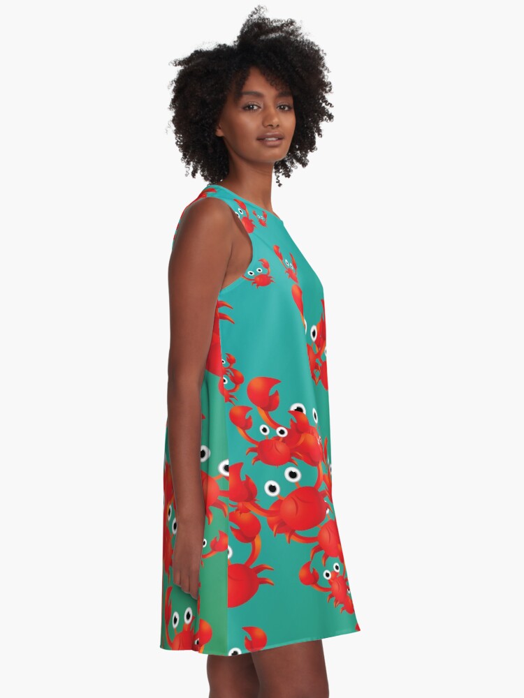 Alternate view of Crab world A-Line Dress