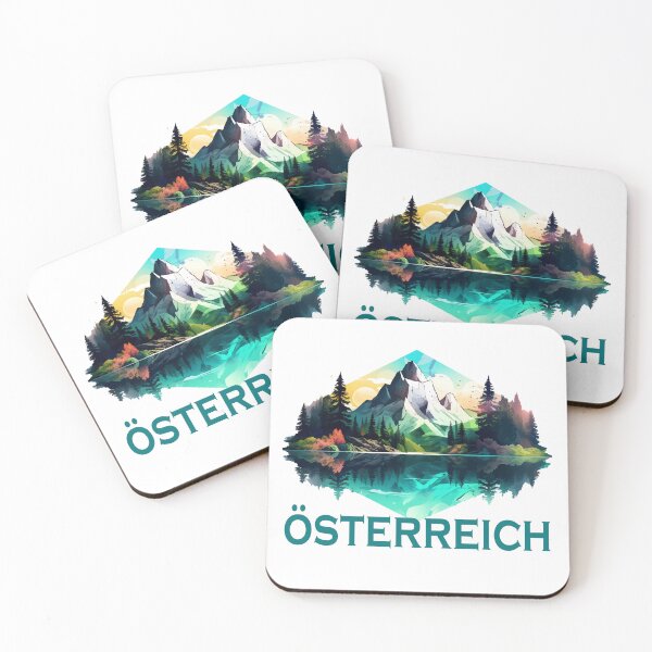 Item preview, Austria with landscape, gift idea Austria designed and sold by Andrea-Design.