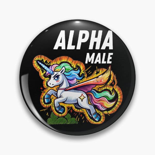 Item preview, Alpha Male Mystic Unicorn designed and sold by RedPumpFlash.