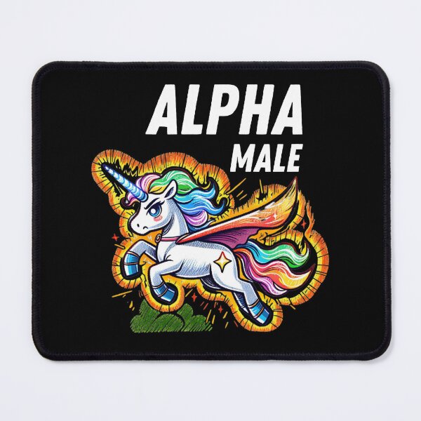 Item preview, Alpha Male Mystic Unicorn designed and sold by RedPumpFlash.