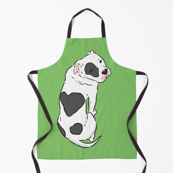 Item preview, Cute Pit Bull with Heart Spot designed and sold by Furkid Studio.