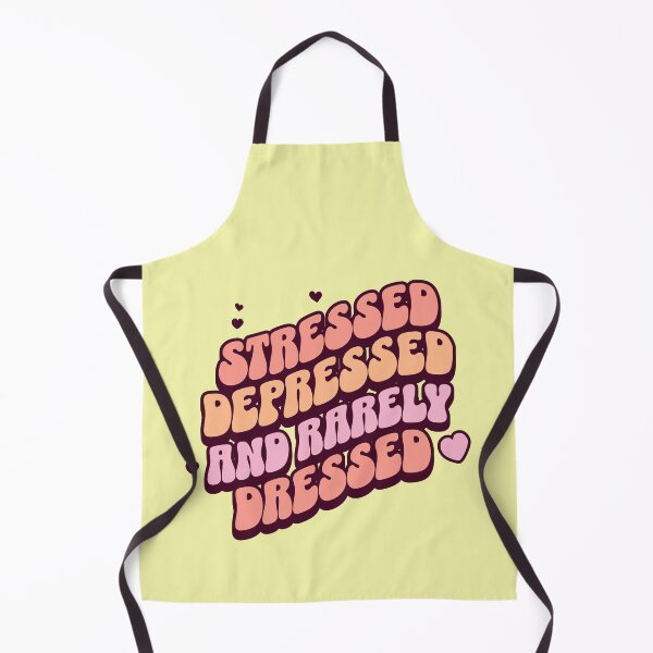 Item preview, Stressed, depressed and rarely dressed designed and sold by onemoremask.