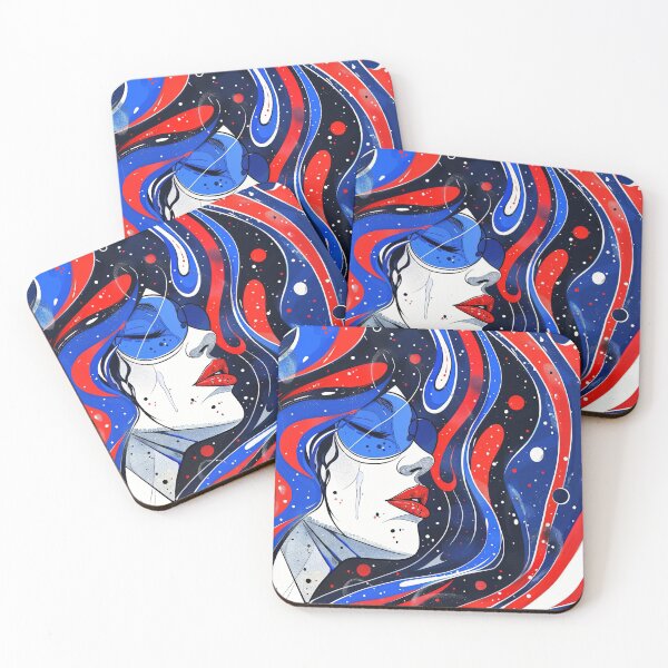 Item preview, Vibrant Cosmic Flow designed and sold by BasajaunStudio.