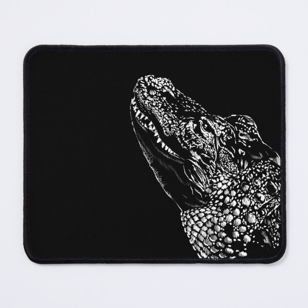 Item preview, Black and White Alligator | Gift for Alligator Lover designed and sold by Marian Murdoch.