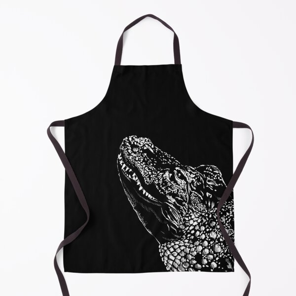 Item preview, Black and White Alligator | Gift for Alligator Lover designed and sold by Marian Murdoch.
