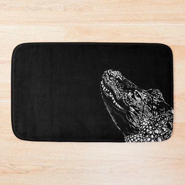Item preview, Black and White Alligator | Gift for Alligator Lover designed and sold by Marian Murdoch.