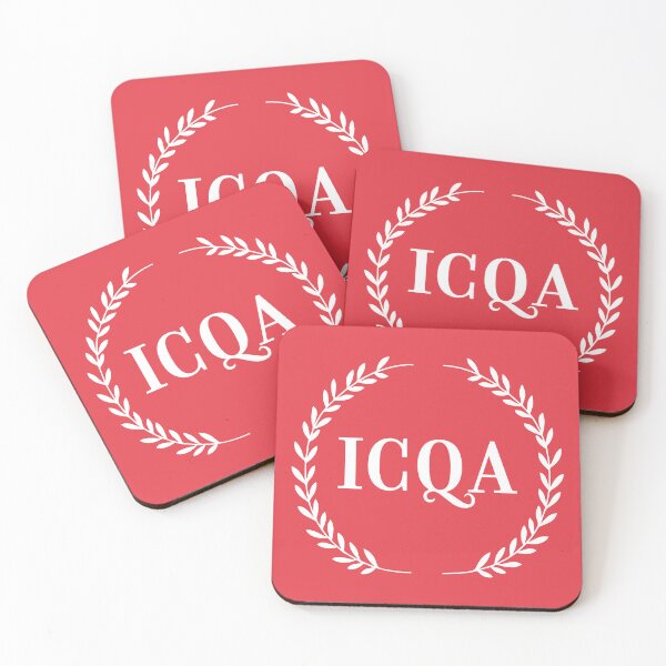 Item preview, ICQA Circular Award Red designed and sold by SweetClicks123.