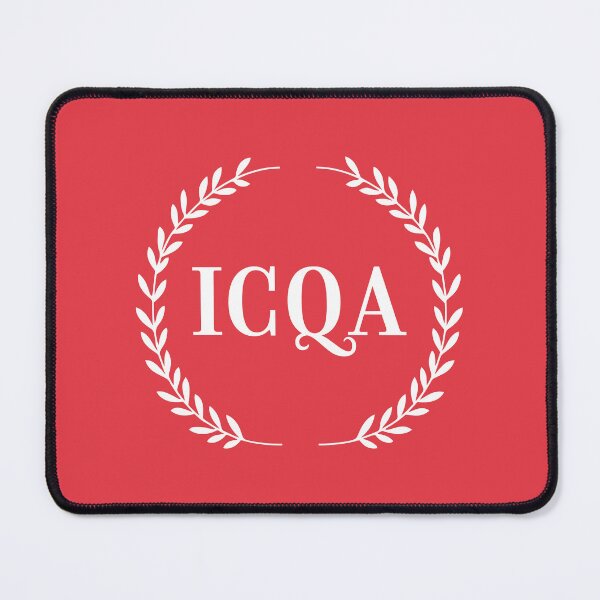 Item preview, ICQA Circular Award Red designed and sold by SweetClicks123.